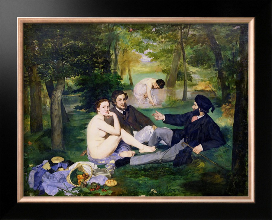 Dejeuner Sur L Herbe, 1863 - Edouard Manet Painting